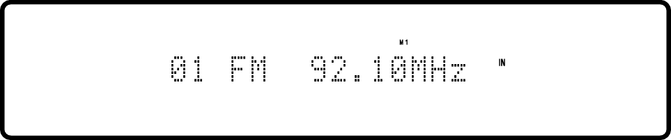 Disp 01 FM92.10MHz AVRX5200WE3